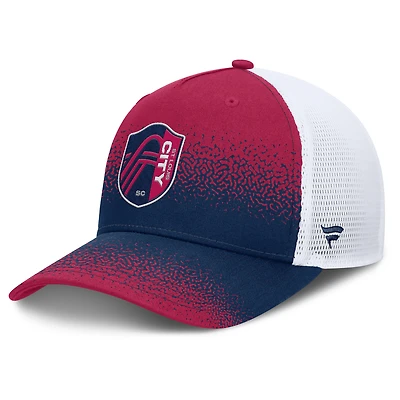 Casquette ajustable pour homme Fanatics Red St. Louis City SC Libero Trucker