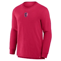 T-shirt à manches longues rouge St. Louis City SC Lob Attempt Stadium Slub pour homme Fanatics