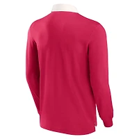 Polo à manches longues St. Louis City SC Penalty Kick de marque Fanatics rouge pour homme