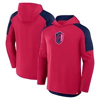 Men's Fanatics Red St. Louis City SC Card Transitional Pullover Hoodie
