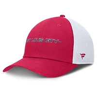 Casquette Fanatics rouge pour homme St. Louis City SC Rocket Flex