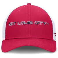Casquette Fanatics rouge pour homme St. Louis City SC Rocket Flex