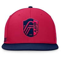 Casquette snapback rouge St. Louis City SC Sitter pour homme