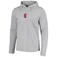 T-shirt gris à manches longues et capuche St. Louis City SC Heavy pour hommes