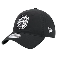 Casquette ajustable New Era noire St. Louis City SC 2025 Kickoff 9TWENTY pour homme