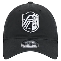 Casquette ajustable New Era noire St. Louis City SC 2025 Kickoff 9TWENTY pour homme