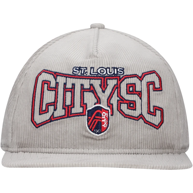 Casquette ajustable en velours côtelé pour golfeur St. Louis City SC de New Era pour homme