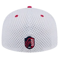 Casquette ajustée 59FIFTY St. Louis City SC Throwback Mesh New Era pour hommes, grise