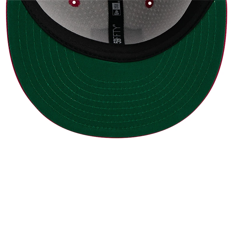 Casquette ajustée 59FIFTY St. Louis City SC Throwback Mesh New Era pour hommes, grise
