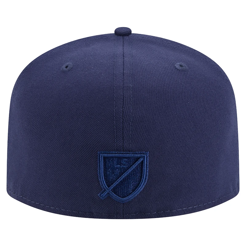 Casquette ajustée A-Frame 59FIFTY pour homme New Era bleu marine St. Louis City SC Color Pack