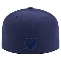 Casquette ajustée A-Frame 59FIFTY pour homme New Era bleu marine St. Louis City SC Color Pack