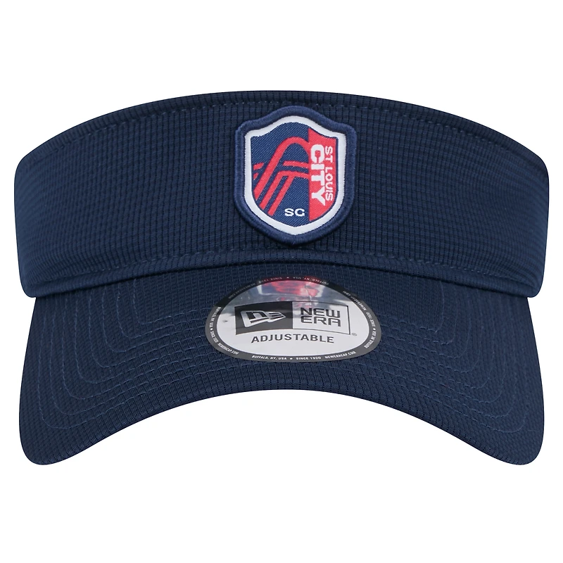 Men's New Era Pink St. Louis City SC Game Day Adjustable Visor