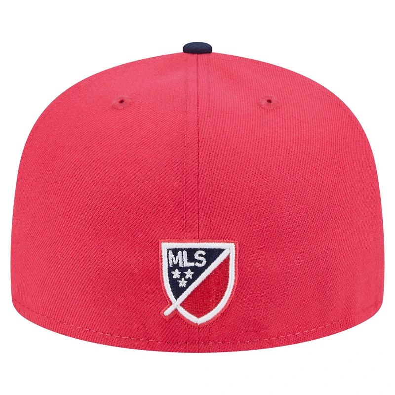 Casquette ajustée New Era 59FIFTY Kickoff 2025 pour homme St. Louis City SC rouge