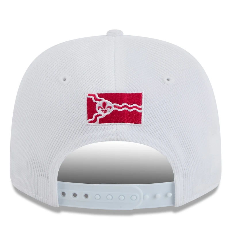 Casquette extensible à boutons-pression St. Louis City SC 2025 Jersey Hook 9SEVENTY de New Era pour homme, blanche