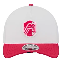Casquette New Era blanche pour homme St. Louis City SC 2026 MLS Kick Off 9FORTY M-Crown à monture ajustable