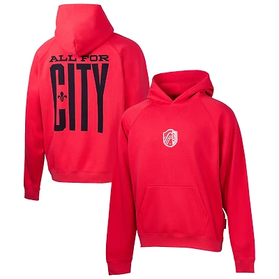 Men's  Red St. Louis City SC Hometown Oversized Pullover Hoodie