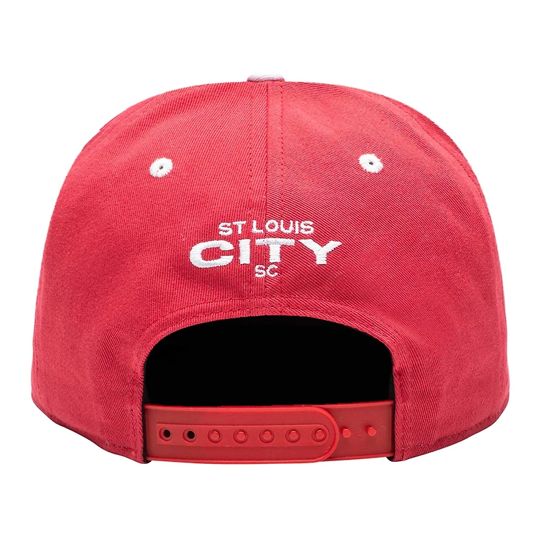 Casquette Snapback rouge Bankroll St. Louis City SC pour hommes