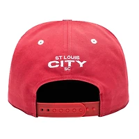 Casquette Snapback rouge Bankroll St. Louis City SC pour hommes