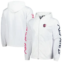 Men's White St. Louis City SC Graffiti Hoodie Full-Zip Windbreaker