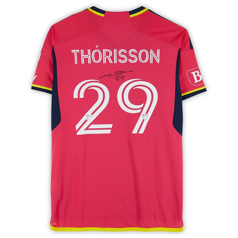 Nökkvi Thórisson St. Louis City SC Autographed Match-Used #29 adidas Jersey from the 2024 MLS Season