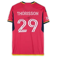 Nökkvi Thórisson St. Louis City SC Autographed Match-Used #29 adidas Jersey from the 2024 MLS Season
