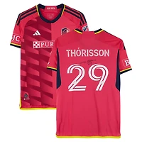 Nökkvi Thórisson St. Louis City SC Autographed Match-Used #29 adidas Jersey from the 2024 MLS Season