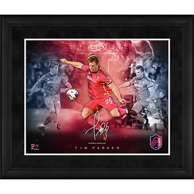 Tim Parker St. Louis City SC Framed 16" x 20" Stars of the Game Collage - Facsimile Signature