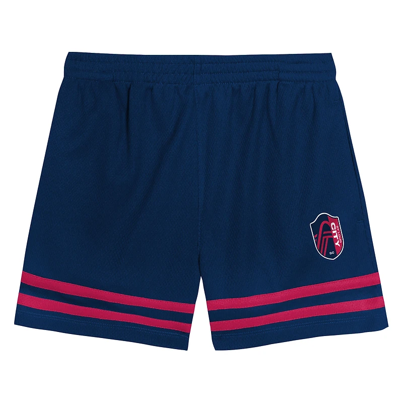 Ensemble haut et short Charming Dude rouge pour tout-petits St. Louis City SC