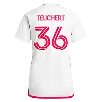Maillot de joueur réplique adidas Cedric Teuchert pour femme St. Louis City SC 2024 The Confluence Kit White