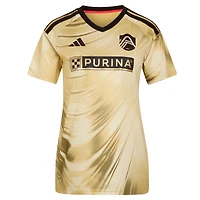 Women's adidas Daniel Edelman Yellow St. Louis CITY SC 2026 The Tina Turner Kit Replica Jersey