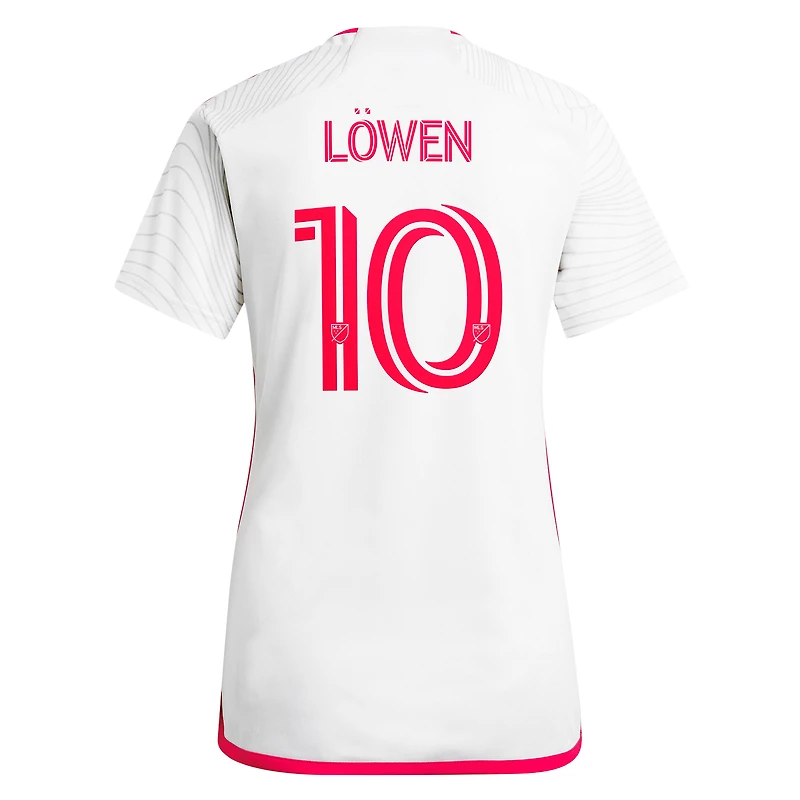 Women's adidas Eduard Löwen White St. Louis City SC 2024 The Confluence Kit Replica Player Jersey