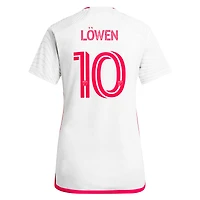 Women's adidas Eduard Löwen White St. Louis City SC 2024 The Confluence Kit Replica Player Jersey