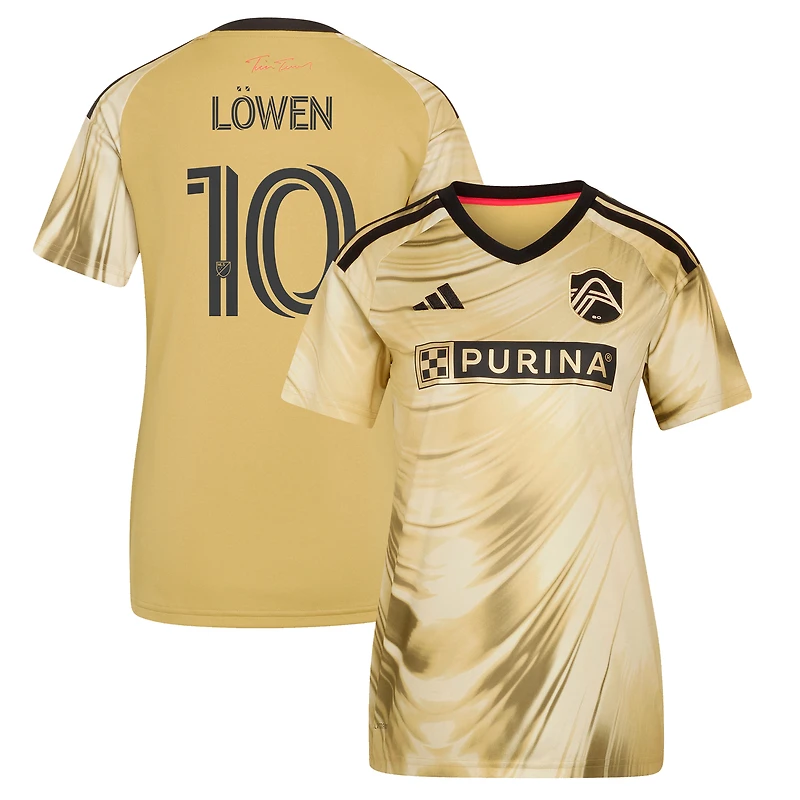 Women's adidas Eduard Löwen Yellow St. Louis CITY SC 2026 The Tina Turner Kit Replica Jersey