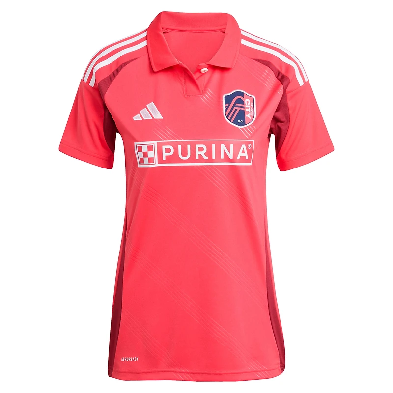 Women's adidas Fallou Fall Red St. Louis CITY SC 2025 Forever Replica Jersey