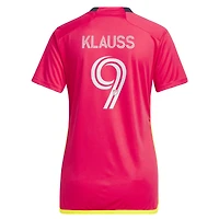 Women's adidas João Klauss Red St. Louis CITY SC 2023 Kit Replica Jersey