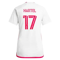 Maillot de joueur réplique adidas Marcel Hartel blanc St. Louis City SC 2024 The Confluence Kit pour femme