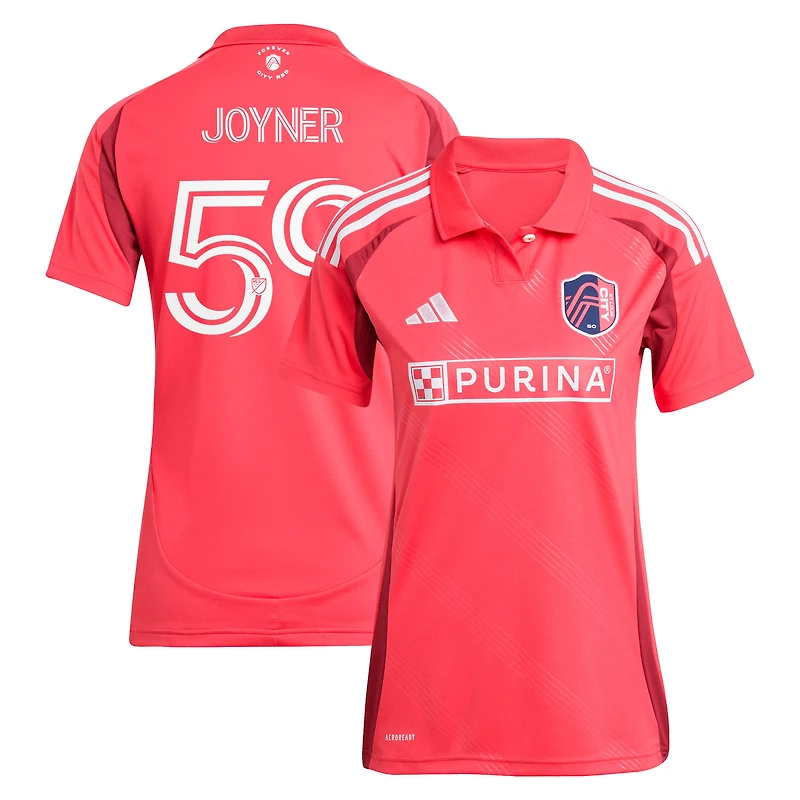 Women's adidas MyKhi Joyner Red St. Louis CITY SC 2025 Forever Replica Jersey