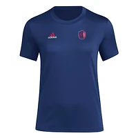 Women's adidas Navy St. Louis City SC Local Stoic T-Shirt