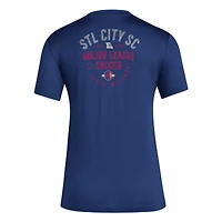 Women's adidas Navy St. Louis City SC Local Stoic T-Shirt