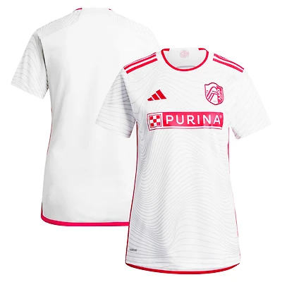 Maillot adidas femme blanc St. Louis City SC 2024 The Confluence Kit Replica