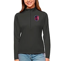 Pull-over à fermeture éclair quart de tour pour femme, coloris anthracite, St. Louis City SC Tribute