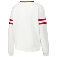 T-shirt à manches longues Concepts Sport blanc pour femme St. Louis City SC Borough