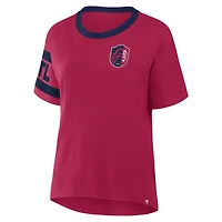 T-shirt rouge pour femme Fanatics St. Louis City SC Defender Pairing Legacy