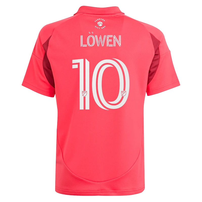 Youth adidas Eduard Löwen Red St. Louis CITY SC 2025 Forever Replica Player Jersey