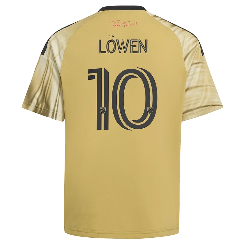 Youth adidas Eduard Löwen Yellow St. Louis CITY SC 2026 The Tina Turner Kit Replica Jersey