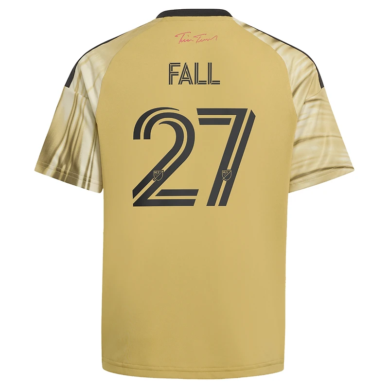 Maillot réplique adidas Fallou jaune automne pour enfant, St. Louis City SC 2026, The Tina Turner Kit