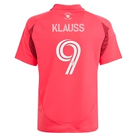 Maillot de joueur réplique rouge adidas João Klauss pour jeune St. Louis CITY SC 2025 Forever Red