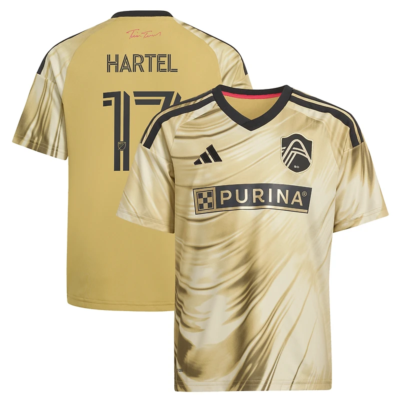 Youth adidas Marcel Hartel Yellow St. Louis CITY SC 2026 The Tina Turner Kit Replica Jersey
