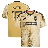 Youth adidas Marcel Hartel Yellow St. Louis CITY SC 2026 The Tina Turner Kit Replica Jersey