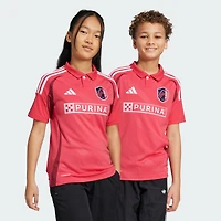 Maillot réplique rouge adidas pour jeunes St. Louis CITY SC 2025 Forever Red